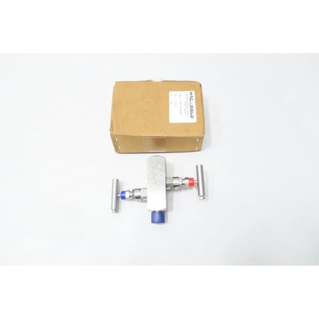 Mac-Weld MANIFOLD 1/2IN  NPT X 1/4IN NPT VALVE PARTS AND ACCESSORY M-2GV-L-DM-08M-08F-P